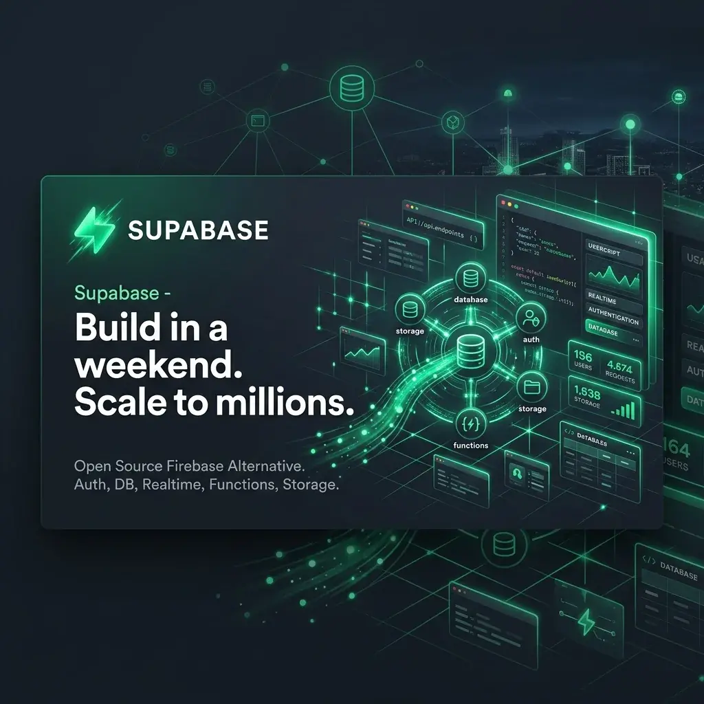 Supabase — The Open Source Firebase Alternative